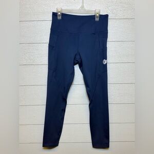 ZYIA Women's Blue Legging with Basketball Detail Size Medium
